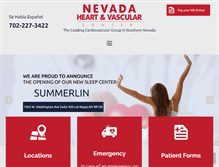 Tablet Screenshot of nevadaheart.com